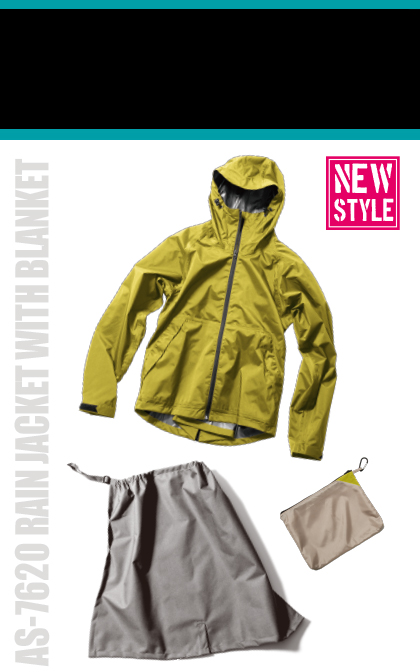 AS7620 ブランケット付レインジェケット 画像